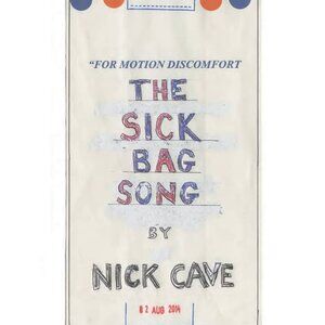 The Sick Bag Song by Nick Cave hardcover book of poetry